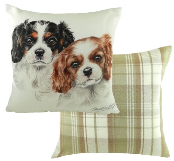Cavalier King Charles Spaniel Puppies Cushion