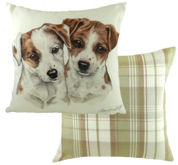 Jack Russell Puppies Cushion