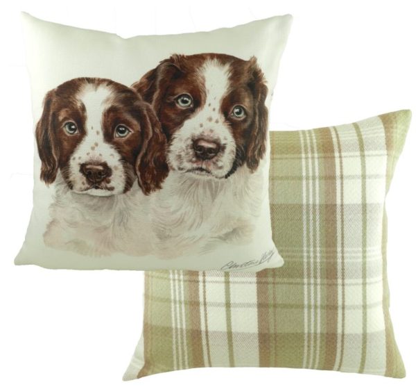 Springer Spaniel Puppies Cushion