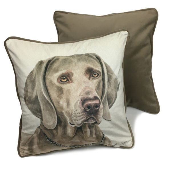 CUS-UK126 Weimaraner Dog Cushion