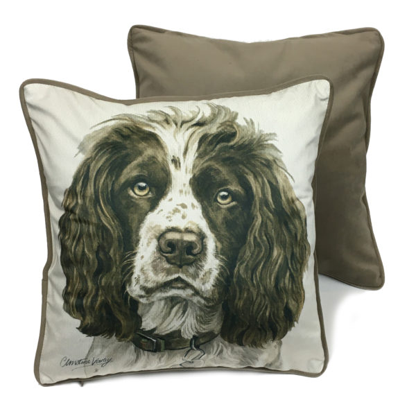 CUS-UK140 Springer Spaniel Dog Cushion
