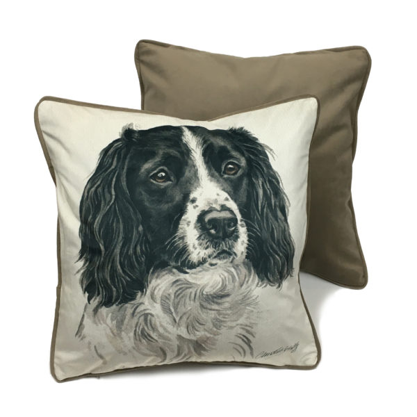 CUS-UK177 Springer Spaniel Dog Cushion