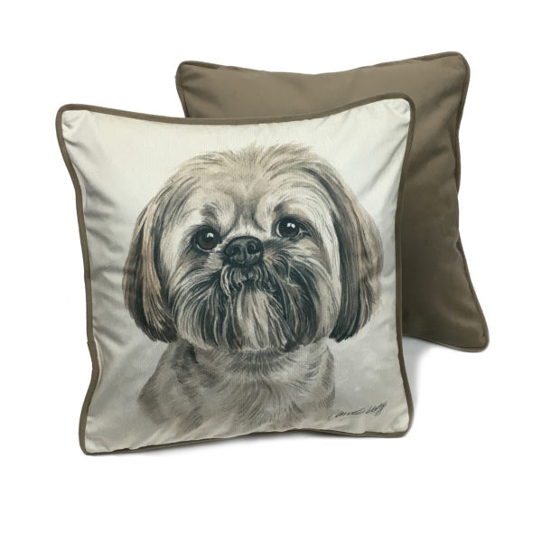 CUS-UK207 Lhasa Apso Dog Cushion