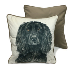 CUS-UK215 Working Cocker Spaniel Dog Cushion
