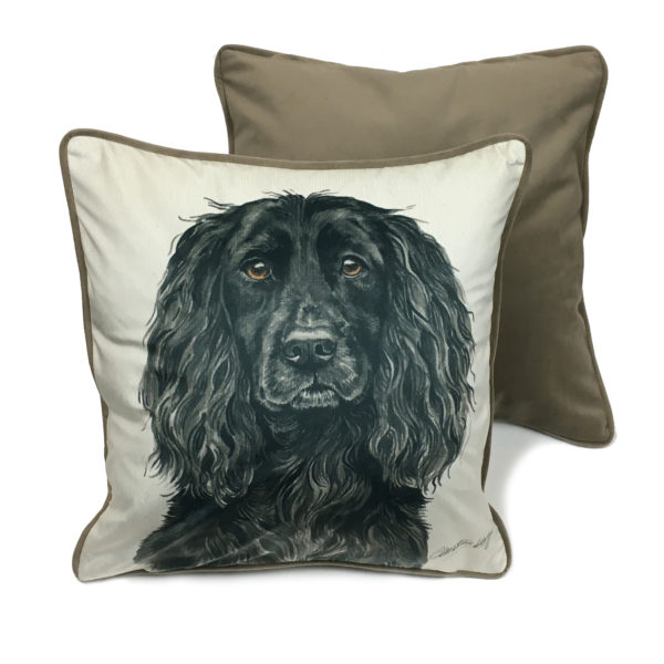 CUS-UK215 Working Cocker Spaniel Dog Cushion