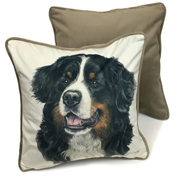 CUS-UK39 Bernese Mountain Dog Cushion