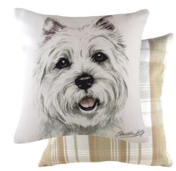 West Highland Terrier Dog Cushion (CUS-248-B)