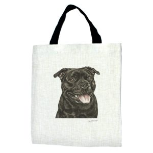 Staffordshire Bull Terrier Dog Tote Bag
