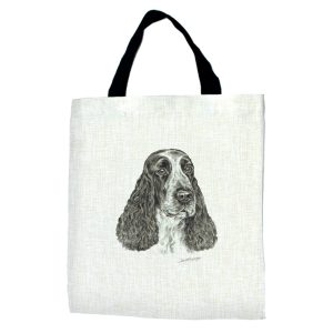 Blue Roan Cocker Spaniel Dog Breed Tote Bag