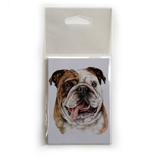 Fridge Magnet Dog Breed Gift featuring British Bulldog