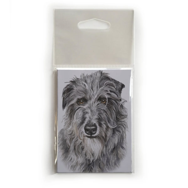 Fridge Magnet Dog Breed Gift featuring Deerhound