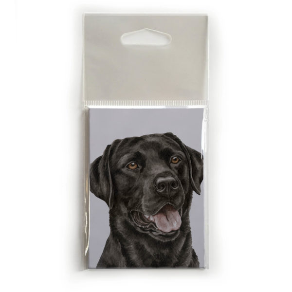 Fridge Magnet Dog Breed Gift featuring Black Labrador