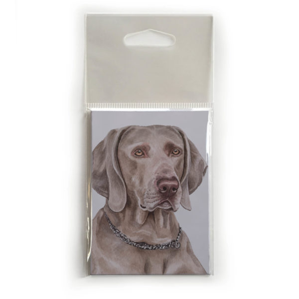 Fridge Magnet Dog Breed Gift featuring Weimaraner
