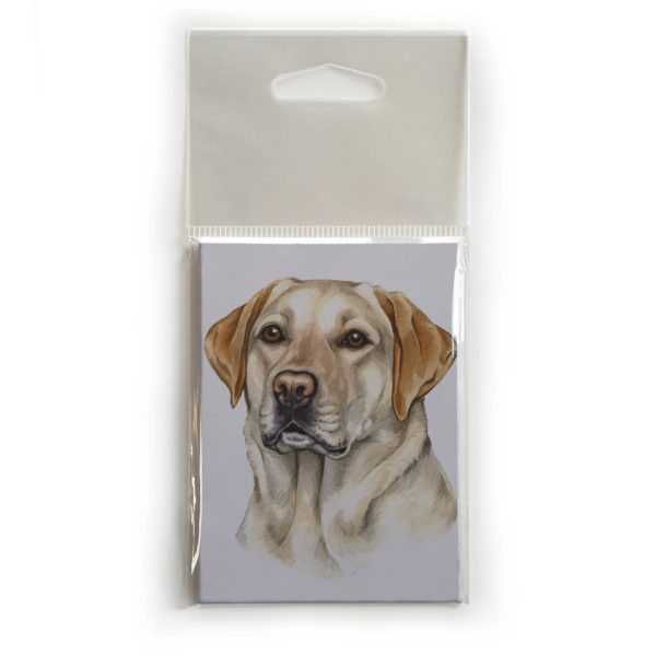 Fridge Magnet Dog Breed Gift featuring Golden Labrador