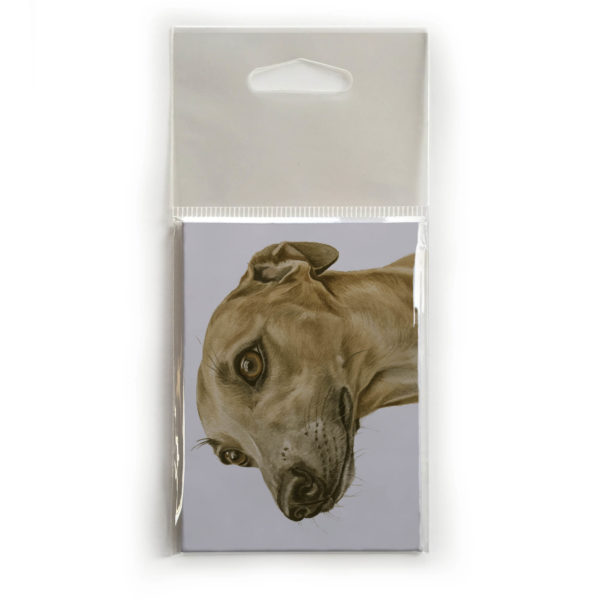 Fridge Magnet Dog Breed Gift featuring Whippet