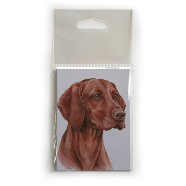 Fridge Magnet Dog Breed Gift featuring Hungarian Vizsla