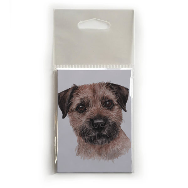 Fridge Magnet Dog Breed Gift featuring Border Terrier