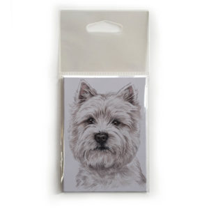 Fridge Magnet Dog Breed Gift featuring West Highland Terrier