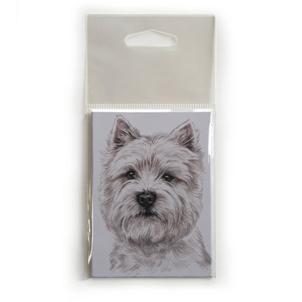 Fridge Magnet Dog Breed Gift featuring West Highland Terrier