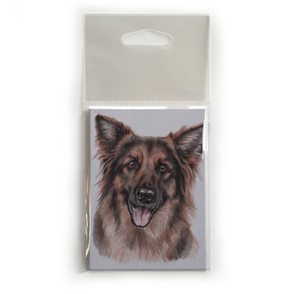 Fridge Magnet Dog Breed Gift featuring German Shepherd