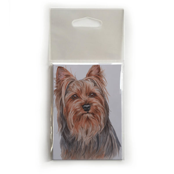 Fridge Magnet Dog Breed Gift featuring Yorkshire Terrier