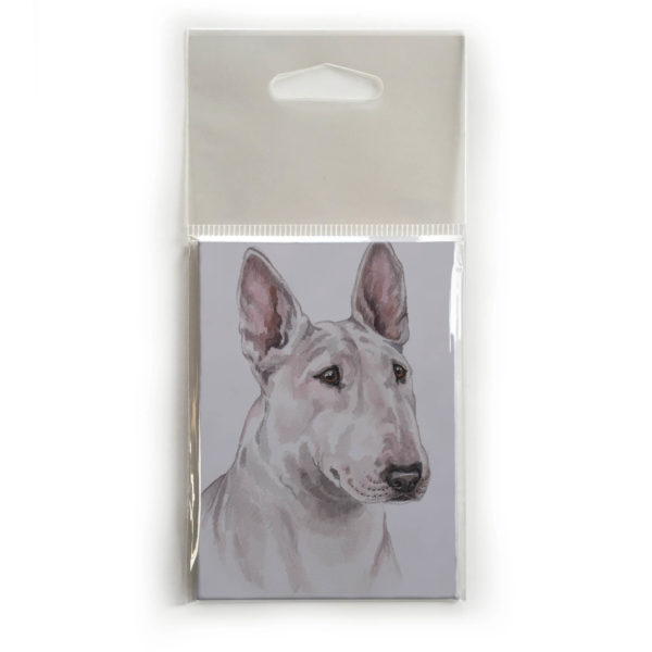 Fridge Magnet Dog Breed Gift featuring English Bull Terrier