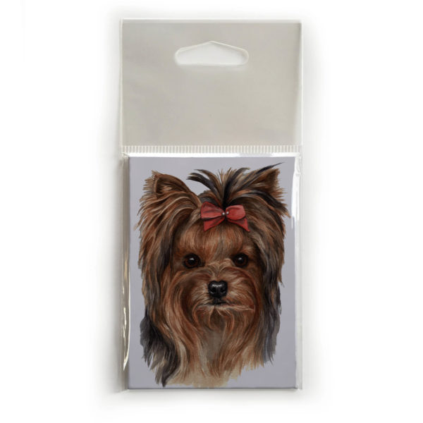 Fridge Magnet Dog Breed Gift featuring Yorkshire Terrier