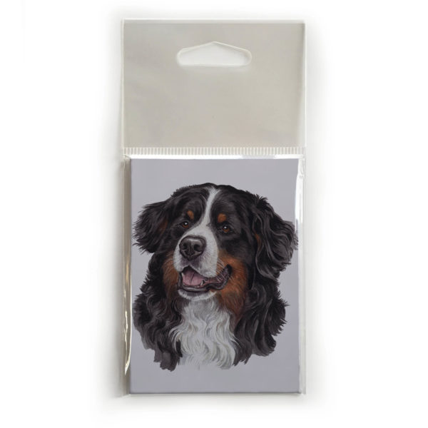 Fridge Magnet Dog Breed Gift featuring Bernese Mountain Dog