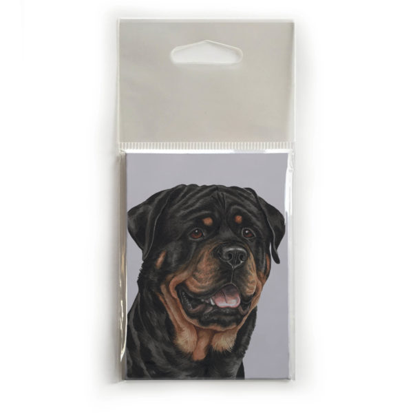 Fridge Magnet Dog Breed Gift featuring Rottweiler