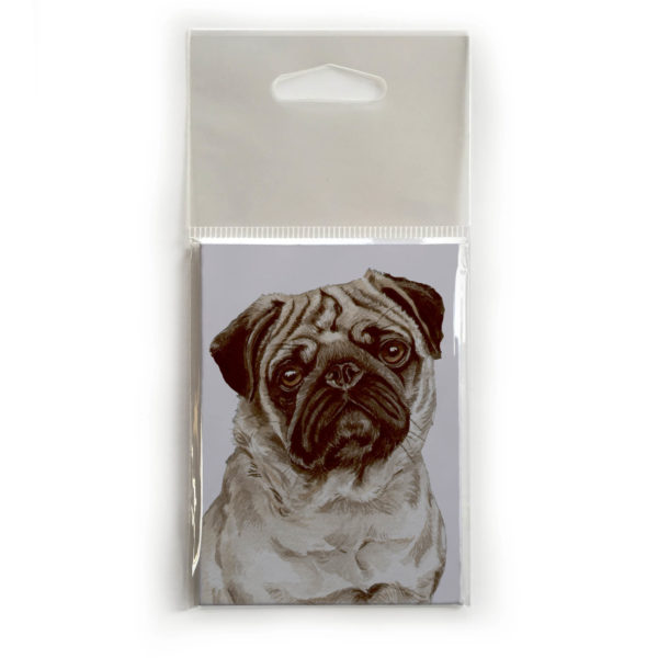 Fridge Magnet Dog Breed Gift featuring Pug