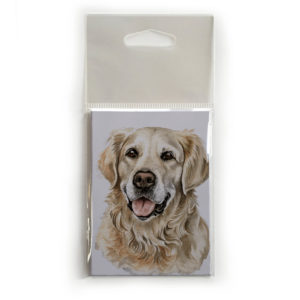 Fridge Magnet Dog Breed Gift featuring Golden Retriever