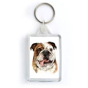 British Bulldog Dog Keyring (KRG-01)