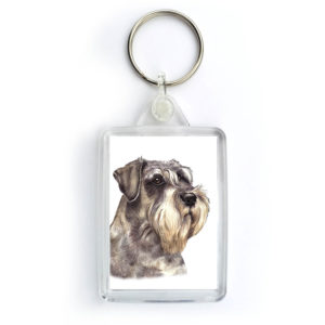 Schnauzer Dog Keyring (KRG-05)