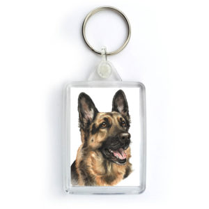 German Shepherd Dog Keyring (KRG-06)