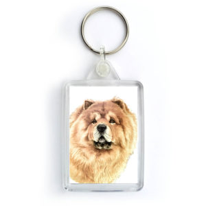 Chow Chow Dog Keyring (KRG-106)