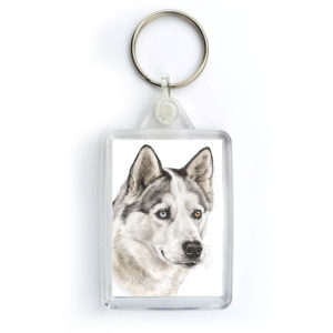 Husky Dog Keyring (KRG-110)