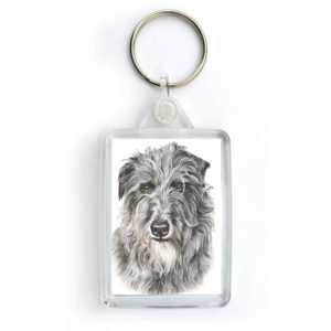 Deerhound Dog Keyring (KRG-116)