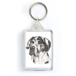 Great Dane Dog Keyring (KRG-119)
