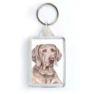 Weimaraner Dog Keyring (KRG-126)