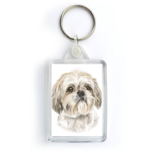 Shih Tzu Dog Keyring (KRG-129)