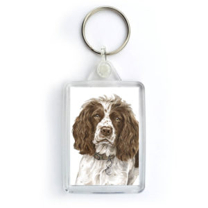 Springer Spaniel Dog Keyring (KRG-140)