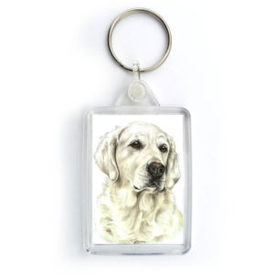 Golden Retriever Dog Keyring (KRG-144)