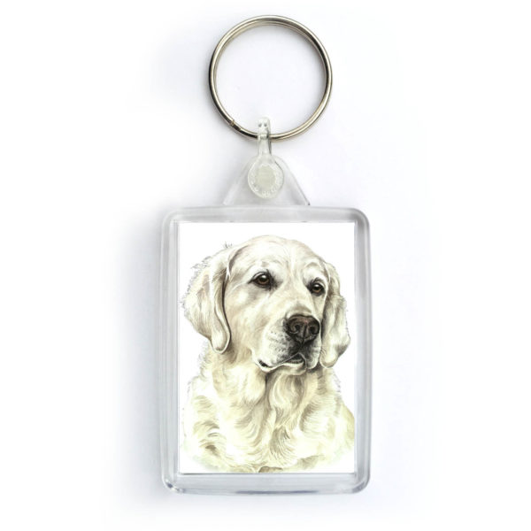 Golden Retriever Dog Keyring (KRG-144)