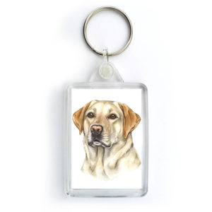 Golden Labrador Dog Keyring (KRG-151)