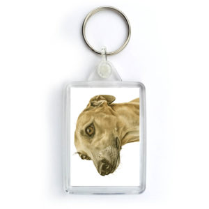 Whippet Dog Keyring (KRG-153)