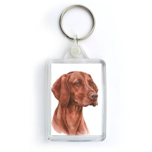 Hungarian Vizsla Dog Keyring (KRG-157)