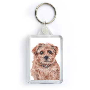 Norfolk Terrier Dog Keyring (KRG-160)