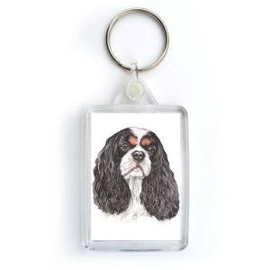 Cavalier King Charles Spaniel Dog Keyring (KRG-169)