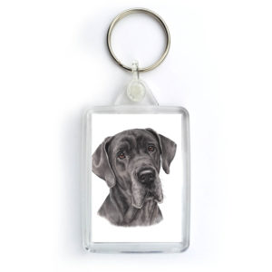 Great Dane Dog Keyring (KRG-170)