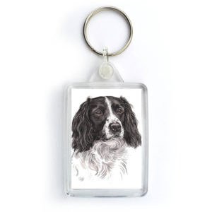 Springer Spaniel Dog Keyring (KRG-177)